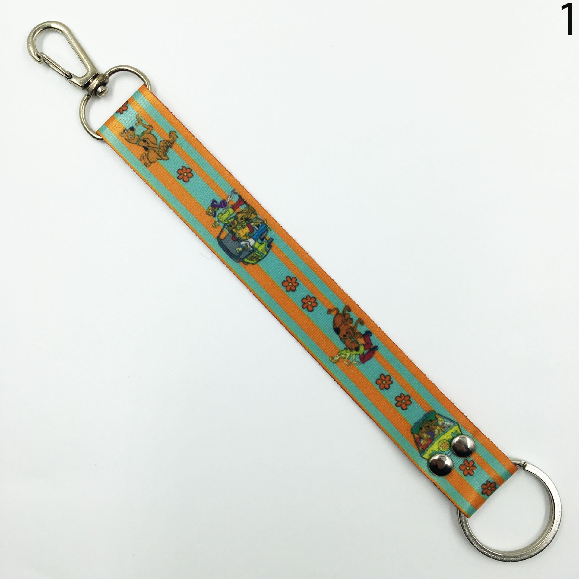 Scooby Doo Desenli Renkli İp Anahtarlık