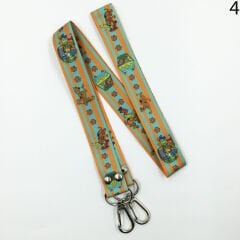 Scooby Doo Desenli Renkli İp Anahtarlık