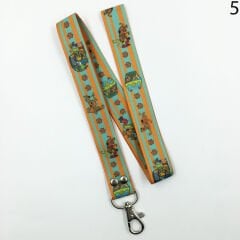 Scooby Doo Desenli Renkli İp Anahtarlık