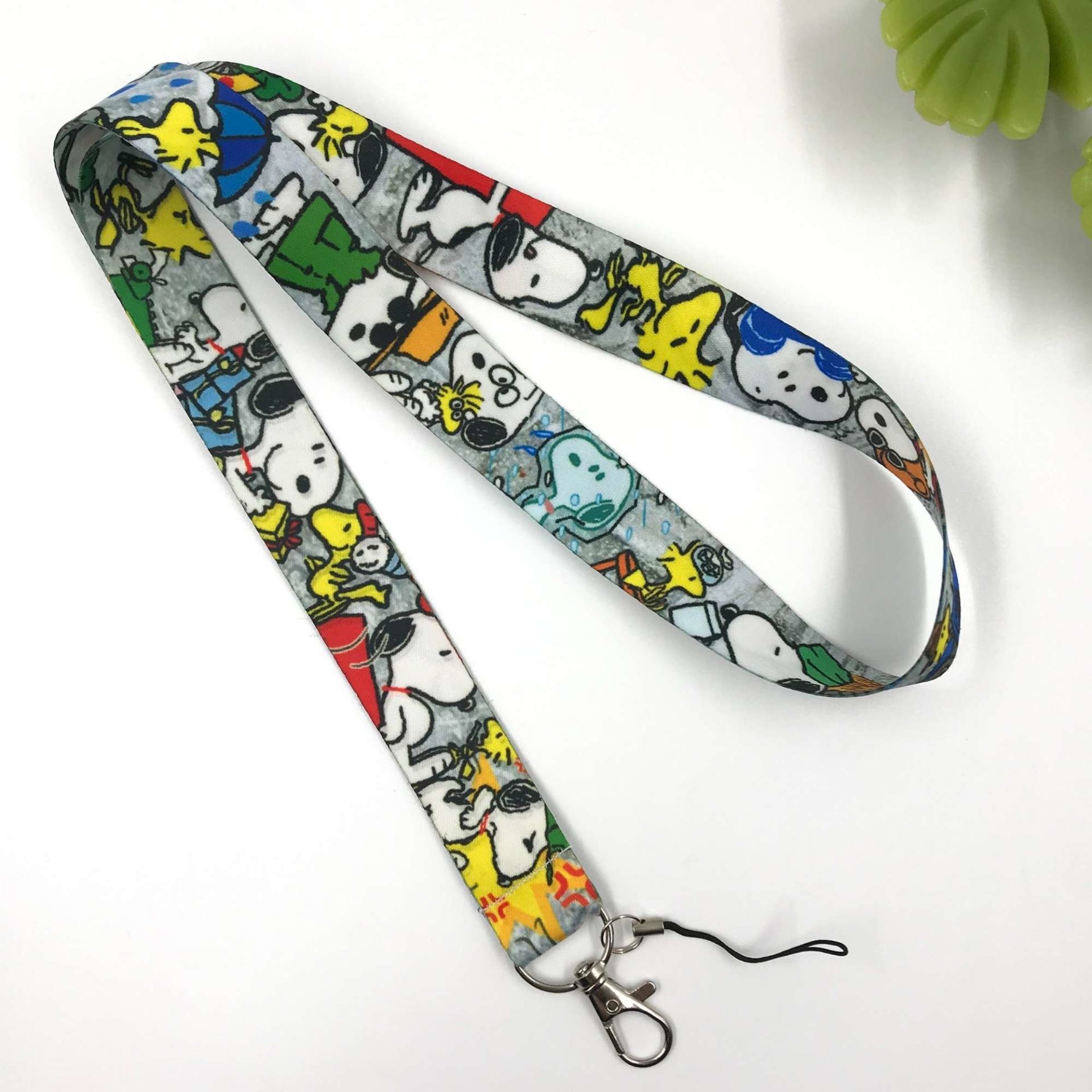 Peanuts Snoopy Desenli Yaka Kartı - Boyun Askı İpi