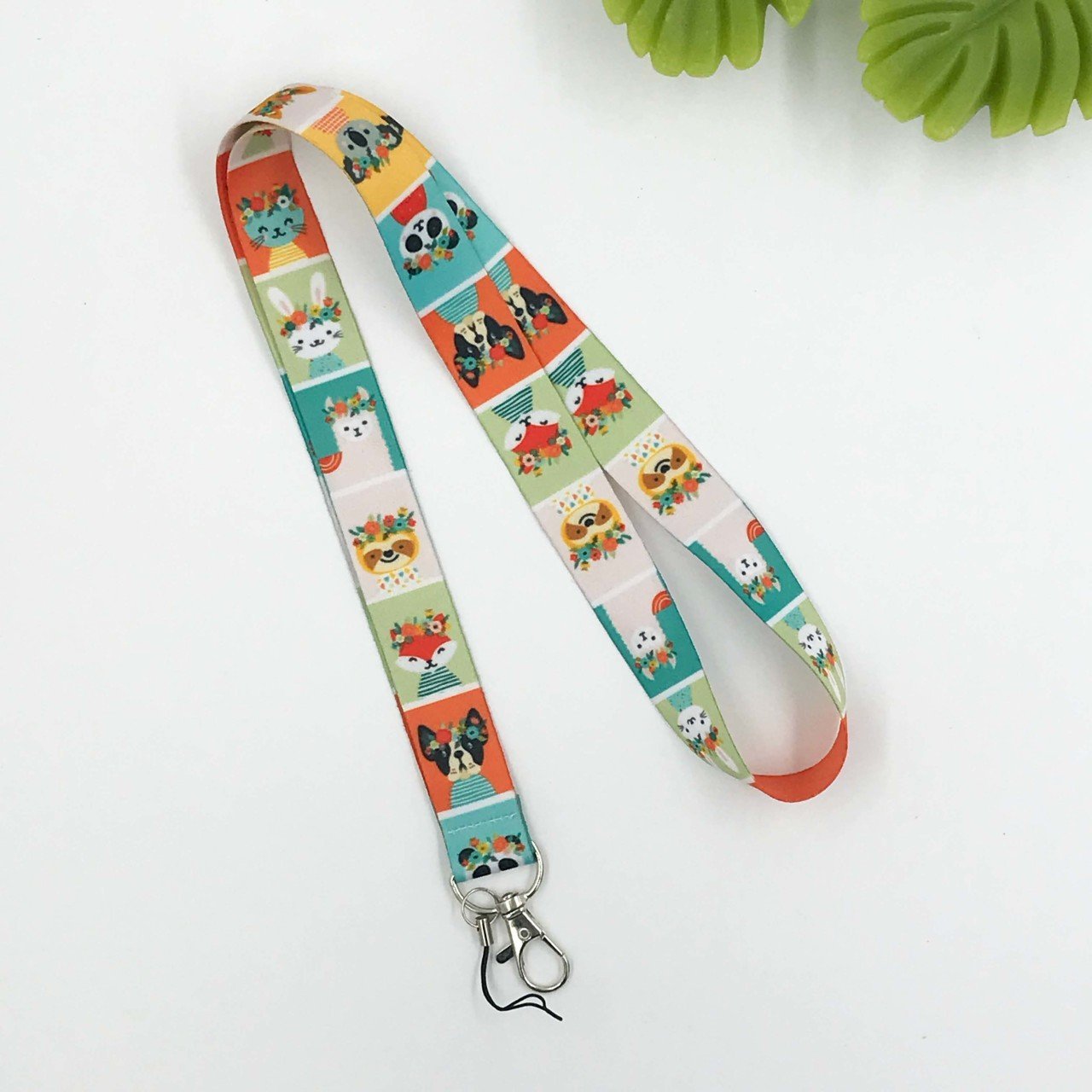 Hayvanlar Açık Renkli Yaka Kartı - Boyun Askı İpi