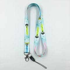 Powerpuff Girls Desenli Yaka Kartı - Boyun Askı İpi