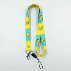 Belalı Civciv Desenli Yaka Kartı - Boyun Askı İpi