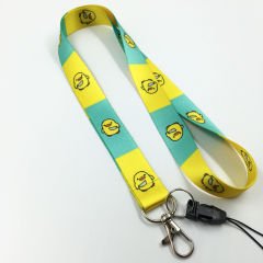 Belalı Civciv Desenli Yaka Kartı - Boyun Askı İpi