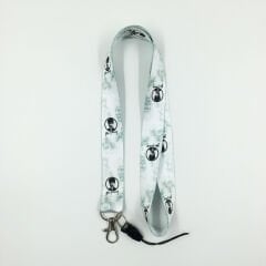 Kemal Atatürk Desenli Yaka Kartı - Boyun Askı İpi