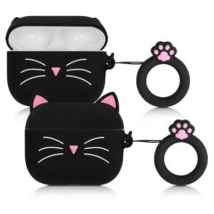 Kedi Silikon AirPods Pro Kılıf