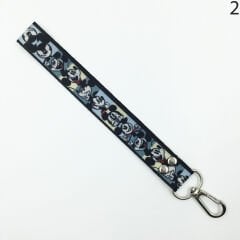 Mickey Desenli Renkli İp Anahtarlık