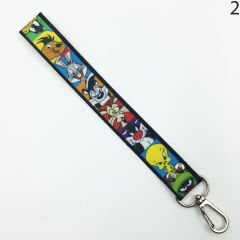 Looney Tunes Desenli Renkli İp Anahtarlık