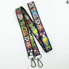 Looney Tunes Desenli Renkli İp Anahtarlık