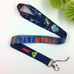 112 Acil Paramedic Yazılı Yaka Kartı - Boyun Askı İpi
