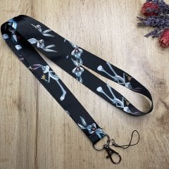 Bugs Bunny Desenli Yaka Kartı - Boyun Askı İpi