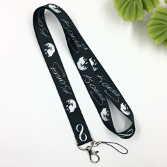 K.Atatürk (Siyah) Yaka Kartı - Boyun Askı İpi