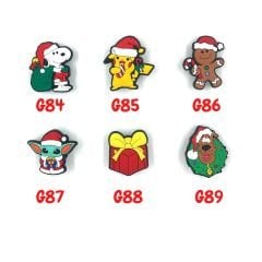 Yılbaşı Temalı Crocs Terlik Süsleri