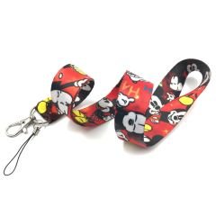 Mickey Desenli Yaka Kartı - Boyun Askı İpi