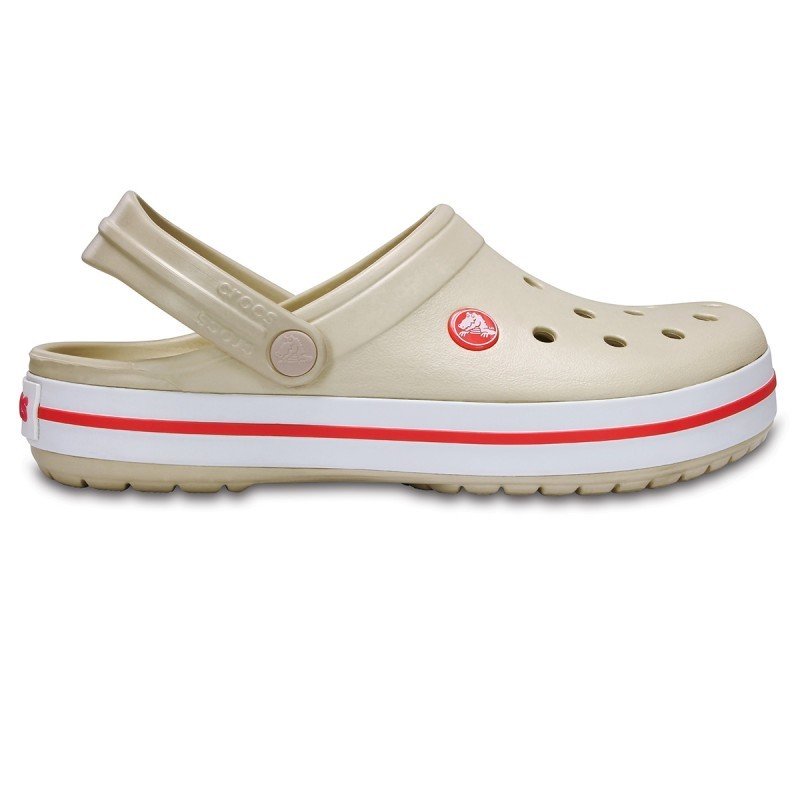 Crocs Bej/Krem Unisex Crocband Terlik 36-37
