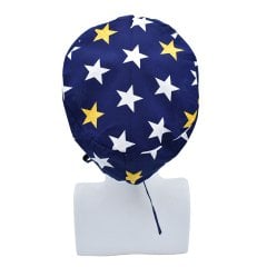 Yıldız Desenli Cerrahi Bone - B207 Lacivert